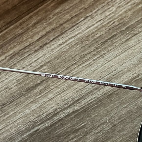 RayBan Round Metal Sunglasses - Picture 7 of 7